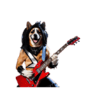 ロックスター柴犬太（個別スタンプ：4）