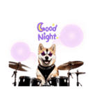 ロックスター柴犬太（個別スタンプ：5）