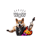 ロックスター柴犬太（個別スタンプ：8）