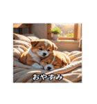 コーギー犬とねこの日常（個別スタンプ：23）