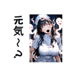 幽霊ナースの霊子(たまこ)さん 3D（個別スタンプ：15）