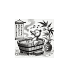 鳥獣戯画 動物たちの人間しぐさスタンプ（個別スタンプ：21）