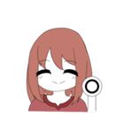 ミニキャラ女の子スタンプ（個別スタンプ：9）