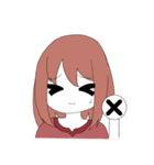 ミニキャラ女の子スタンプ（個別スタンプ：10）