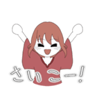 ミニキャラ女の子スタンプ（個別スタンプ：23）
