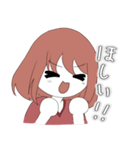 ミニキャラ女の子スタンプ（個別スタンプ：35）