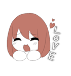 ミニキャラ女の子スタンプ（個別スタンプ：40）