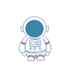 宇宙服を着たなにか（個別スタンプ：1）