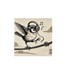 鳥獣戯画 動物たちの日常スタンプ（個別スタンプ：13）