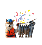柴犬太のNo fish No life（個別スタンプ：7）