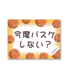 書き込めるフレーム♥スポーツ4種（個別スタンプ：4）