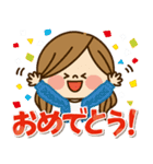 かわいい主婦の1日 【2025年末年始編】（個別スタンプ：22）