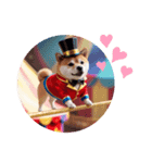 グレイティスト柴犬太マン（個別スタンプ：6）