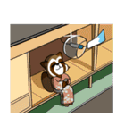 幸せなたぬき（個別スタンプ：25）