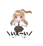 むらさき。（個別スタンプ：1）