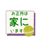 【毎年使える】年末年始♡ご予定は？（個別スタンプ：15）