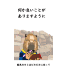 カピバラおじさん28年末年始（個別スタンプ：11）