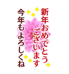 でか字の年末年始✿おとな優しい大きな文字（個別スタンプ：9）