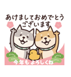 しばいぬ♡飛び出すお正月（個別スタンプ：5）