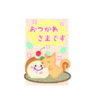 BIGかわいい♥北欧風リス/年末年始お正月14（個別スタンプ：15）