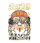 ほんわかしばいぬ<2025お正月>（個別スタンプ：6）