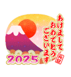 動く背景▶可愛い新年の挨拶♡まねきん（個別スタンプ：2）