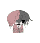 創作(よその子あり)（個別スタンプ：1）