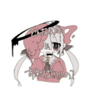 創作(よその子あり)（個別スタンプ：4）