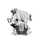 創作(よその子あり)（個別スタンプ：6）
