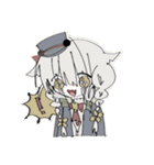 創作(よその子あり)（個別スタンプ：9）