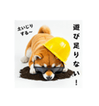 ぐでだる柴犬の現場仕事⭐年末年始（個別スタンプ：28）