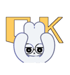 もちうさのもちすけ（個別スタンプ：1）