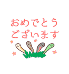 巳年⛩️1年中使える40個‼️年賀状じまいも（個別スタンプ：27）