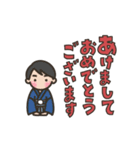 【動く】年末年始のごあいさつ（個別スタンプ：5）