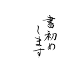 心を伝える【美文字】で年末年始の言葉（個別スタンプ：36）