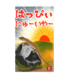 新年⭐︎コブラ海蛇カナヘビのご挨拶（個別スタンプ：15）