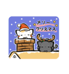 【動く】お正月！墨筆ねこ集めました。（個別スタンプ：23）