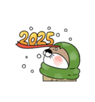 あざら柴の2025・年末年始スタンプ(へび編)（個別スタンプ：5）