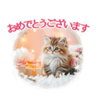 【年末年始＆冬】かわいい子猫☆敬語・丁寧（個別スタンプ：28）