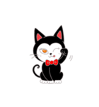 可愛い黒猫ルナ（個別スタンプ：1）