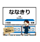 毎日使う東武 野田線の駅名 シンプル敬語（個別スタンプ：5）