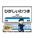 毎日使う東武 野田線の駅名 シンプル敬語（個別スタンプ：7）