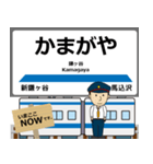 毎日使う東武 野田線の駅名 シンプル敬語（個別スタンプ：31）