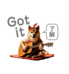 柴犬太の弾き語り（個別スタンプ：3）