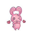 かわいい水ウサギ（個別スタンプ：1）