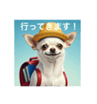 人間のようなチワワさん1（個別スタンプ：5）