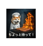 アクティブ秋田犬さん（個別スタンプ：11）