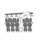 うさちゃん-労働-（個別スタンプ：5）