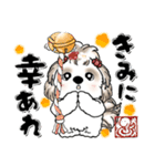 シーズー犬 『新年に使えます』2025（個別スタンプ：30）