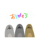 あざらしふぁみりー（個別スタンプ：5）